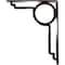 Ekena Millwork Maria Wrought Iron Bracket, (Triple center brace), Antiqued Bronze 2"W x 10"D x 12"H BKTM02X10X12TMAABZ - alternate 8